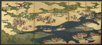 The Battle of Ichinotani [right | Free Photo - rawpixel