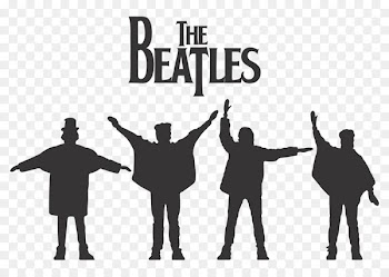 The Beatles Abbey Road Silhouette - rock band live performances vector silhouettes 