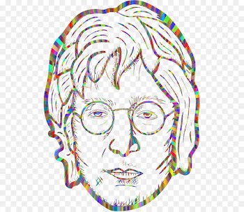 The Beatles Image Illustration Drawing Clip art - tembok lennon 