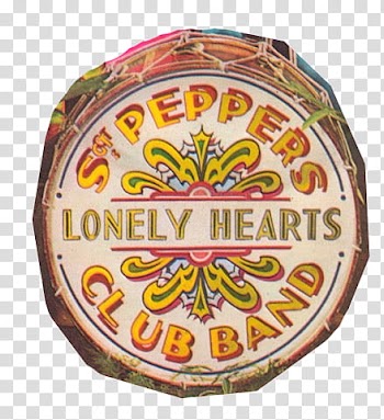 The Beatles s, lonely hearts logo transparent background PNG clipart