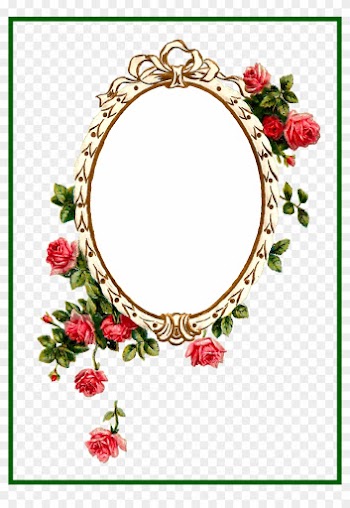 The Best Antique Digital Printable Label And Pink Rose - Rose Flower Frames Design