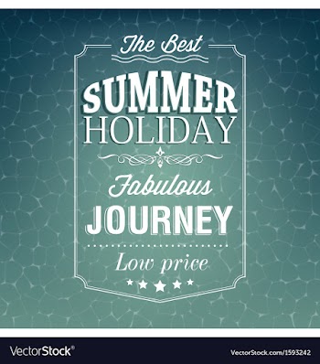  					The best summer holiday typography background vector image														