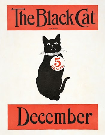 The Black Cat, December poster | Free Photo Illustration - rawpixel