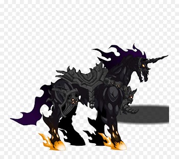 The Black Unicorn AdventureQuest Worlds Death Legendary creature - white unicorn 