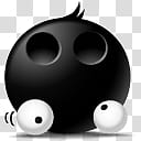The Blacy, eyes_droped, white and black LED light transparent background PNG clipart