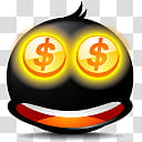 The Blacy, money, red and white LED light transparent background PNG clipart