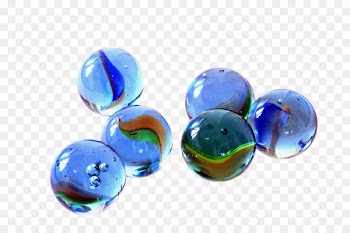 The Blue Marble Glass Wallpaper - Colorful glass balls 