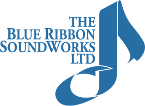 The Blue Ribbon SoundWorks Logo Vector