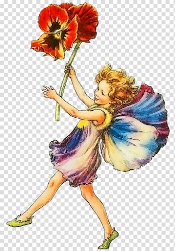 The book of the flower fairies A Flower Fairy Alphabet How to Find Flower Fairies Flower Fairies of the Spring, Fairy transparent background PNG clipart