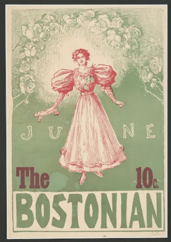 The Bostonian. June. 10c. (1896) | Free Photo Illustration - rawpixel