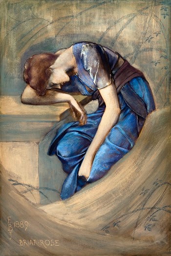 The Briar Rose Series - Study for 'The Garden… | Free public domain illustration