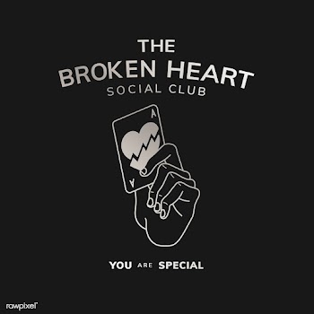 The broken heart club illustration | Free stock vector - 558004