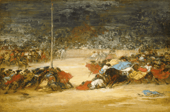 The Bullfight (ca. 1890&ndash;1900) by Eugenio | Free Photo - rawpixel