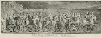 The Canterbury Pilgrims Copper engraving | Free Photo - rawpixel