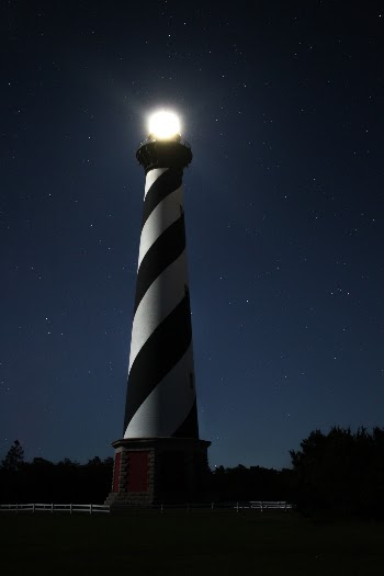 The Cape Hatteras lighthouse, captured with love on a brisk evening in the Outer Banks of North Carolina. Even without the proper gear for a long exposure shot like this, I think it still turned out alright. 

I'd also like to give a shout out to the state and national park services for all they do to preserve the natural beauty found within our country. They make a huge difference and I really can't thank them enough. 