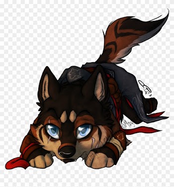 The Chibi Bored Wolf - Cartoon