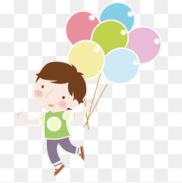 The Children Holding Balloons PNG Images | Vectors and PSD Files ...