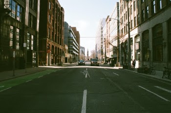 The church at the end of the street. 