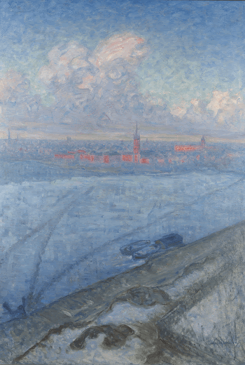 The City at Sunset (1897) | Free Photo - rawpixel