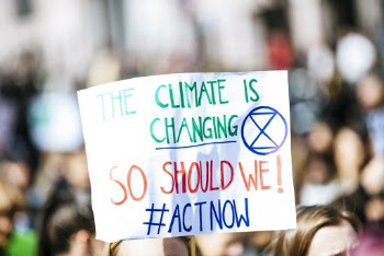 The Climate Is Changing Signage