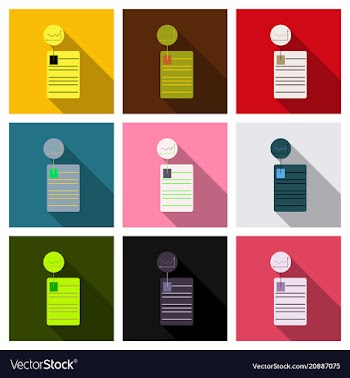 The contract icon agreement and signature pact vector image