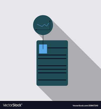 The contract icon agreement and signature pact vector image