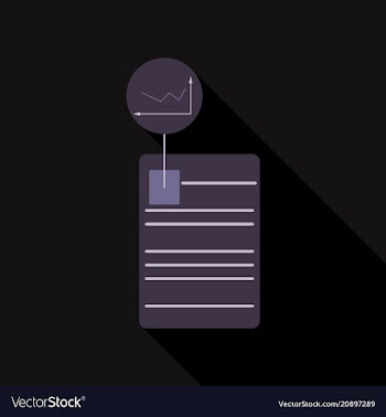 The contract icon agreement and signature pact vector image