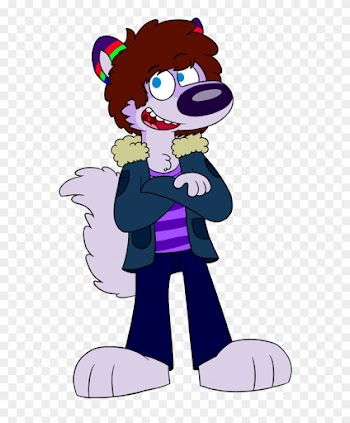 The Cool Purple Wolf By Aygodeviant - Cartoon