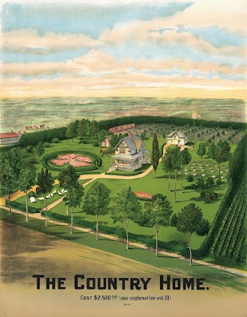 The country home (1904) vintage | Free Photo Illustration - rawpixel