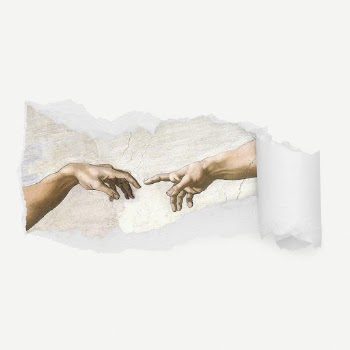 The Creation of Adam torn | Free PSD - rawpixel