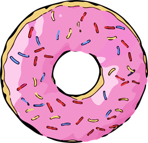 The Creative Donut Logo Vector