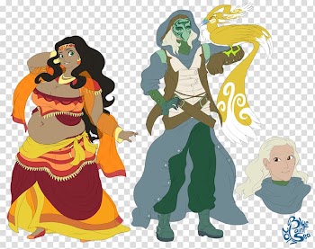 The Cycle of the Six Moons: the Starriest Summer The Cycle of the Six Moons: an Eclipsing Autumn Art Character, hand painted characters transparent background PNG clipart