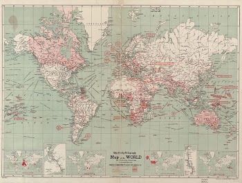 The Daily Telegraph map of the world | Free Photo - rawpixel