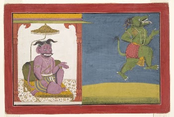 The Demon Hiranyaksha Departs the Demon | Free Photo - rawpixel