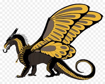 The Dragonet Prophecy Wings of Fire Moon Rising Drawing - dragon 