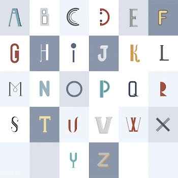 The English alphabet typography illustration | Free stock vector - 488544