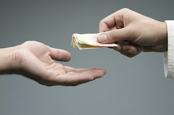 The Exchange: Hands Transferring Currency