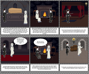 The Fall of the House of Usher part II Storyboard