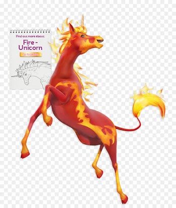 The Fire Unicorn Mia and Me - Season 1 The Elves And The Dragon; The Blossom Tree Part 1 - unicorn 