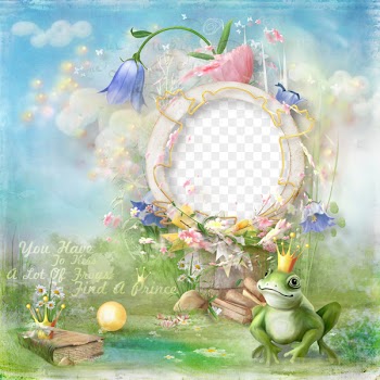 The Frog Princess Fairy tale - Frog Prince decorative wooden ring 