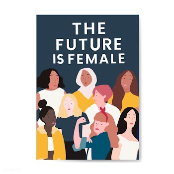 The future is female vector | Free stock vector - 524172