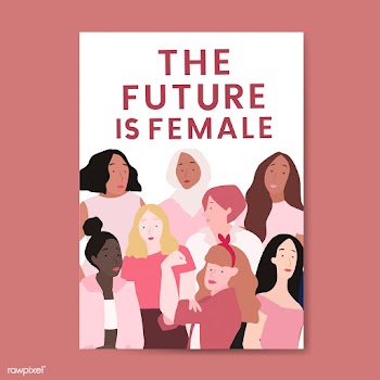 The future is female vector | Free stock vector - 524207