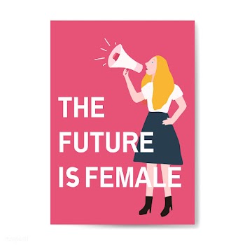 The future is female vector | Free stock vector - 524242