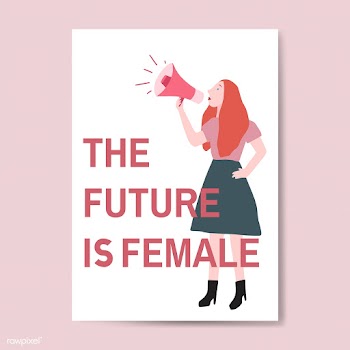The future is female vector | Free stock vector - 524261