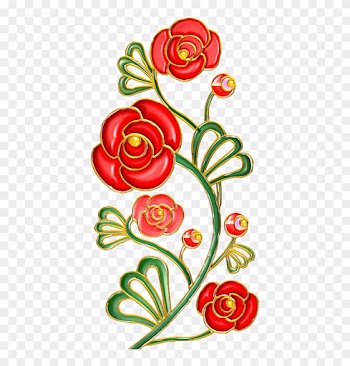 The Gallery For > Rose Silhouette Png - Fleur Rose Gif Animé