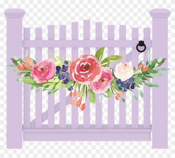 The Garden By The Gate - Gate Wedding Art Png