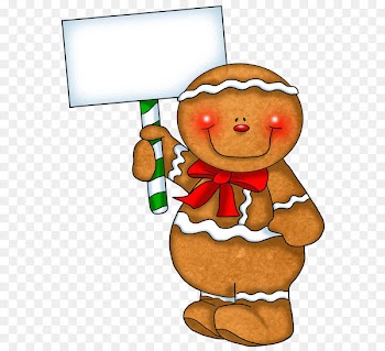 The Gingerbread Man Gingerbread house Clip art - Transparent Gingerbread Ornament with Empty Sign 