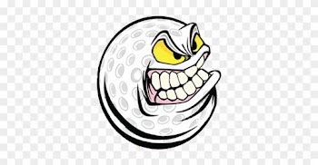The Golf Ball Buster - Soccer Ball With A Face