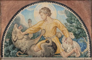 The Good Shepherd Preparation for mosaic | Free Photo - rawpixel