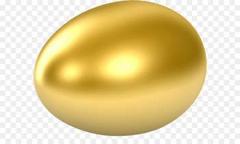 The Goose That Laid the Golden Eggs Breakfast Chicken Clip art - Gold egg PNG image 